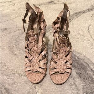 Steve Madden Brown Strappy Heels